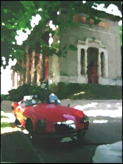 MG A - Artwork by Climms Craft - Artist on Classic Cars and Landscapes