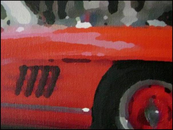 Mercedes-Benz 300 SL Artwork by Climms - Artist on Classic Cars and Landscapes