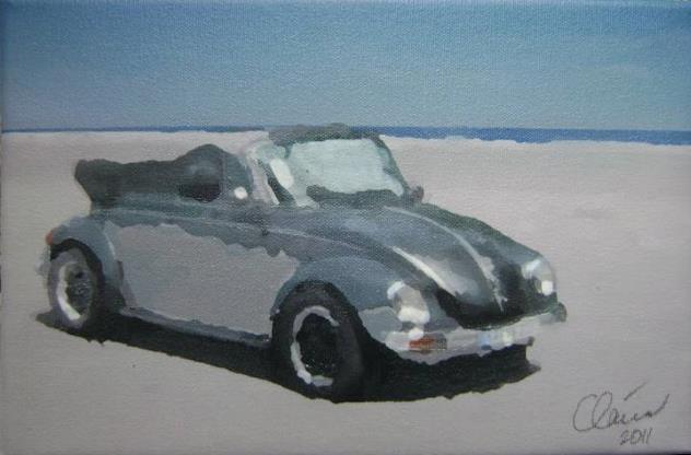 Volkswagen Beetle - Artwork by Climms - Artist on Classic Cars